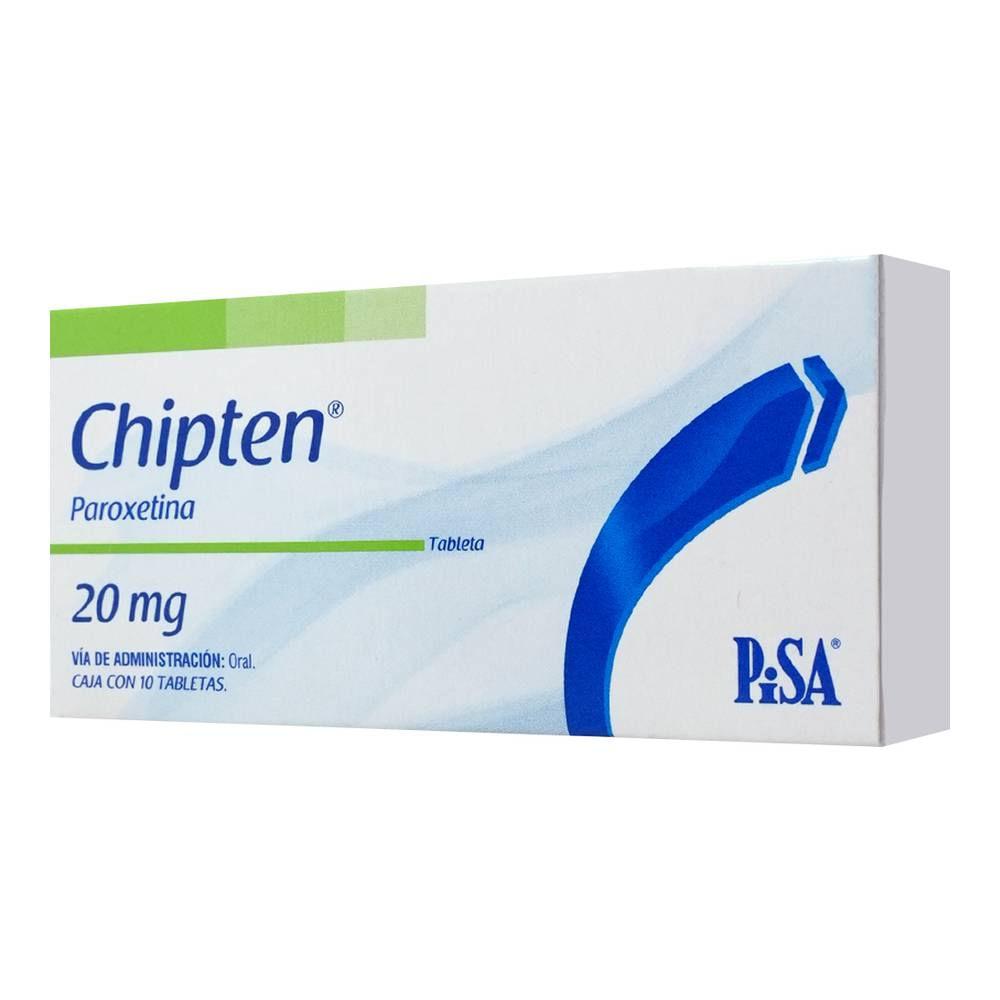 Chipten 20 Mg Caja C10 Tabletas Farmavita 6081