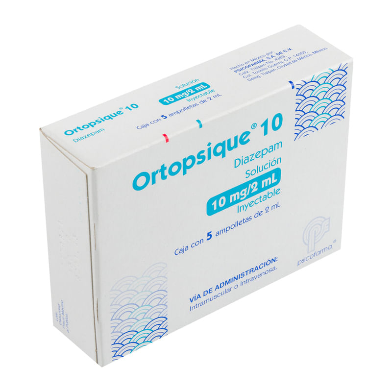 Ortopsique 10 Mg 2 Ml C/5 Ampolletas - Farmatodo en linea