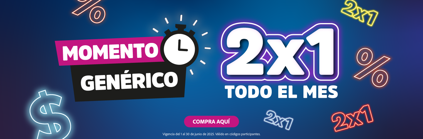 Momento Genérico ¡2x1 todo el mes!