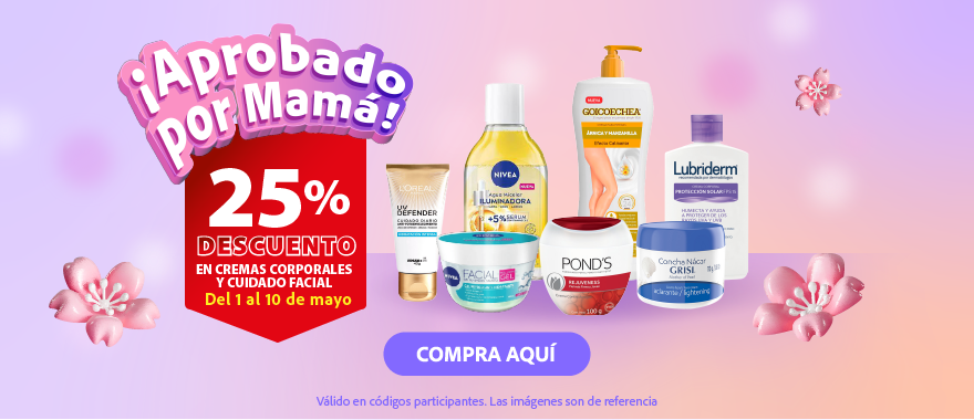 ¡Aprobado por mamá! 25% de descuento