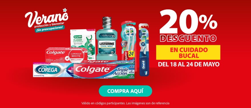 20% de descuento en cuidado bucal